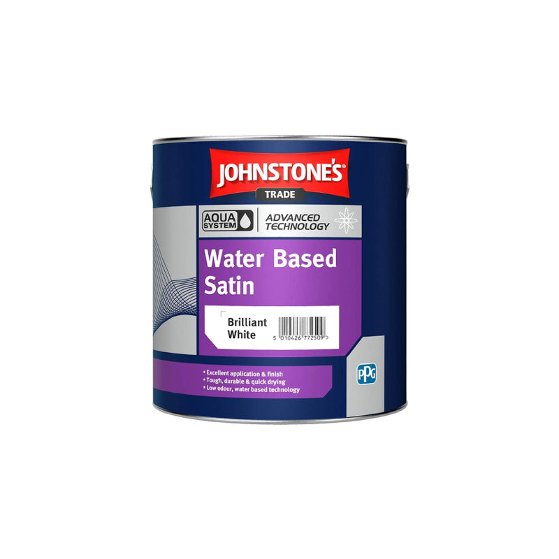 Johnstone's Aqua Satin Brilliant White Peterlee Decorating Centre