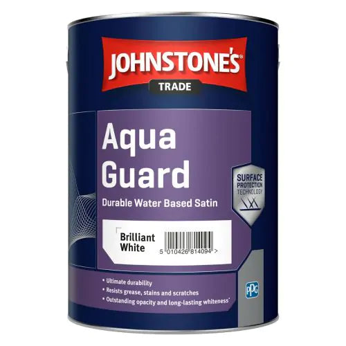 Johnstone's Aqua Guard Water Based Satin Brilliant White