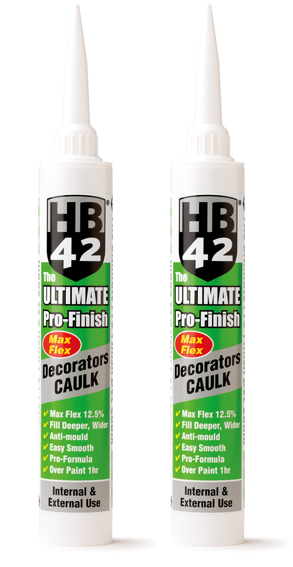 HB42 Ultimate Decorators Caulk 380ml White