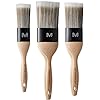 MAVERICK Paint Brushes 3PK Professional Straight Cut Oval Memex Head with FSC Wood 3 piece pack set 1.5