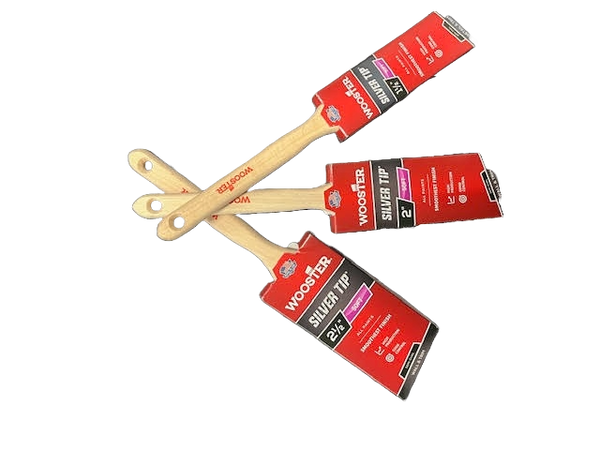 Wooster Silver Tip Semi Oval Angle Sash 3-Pack