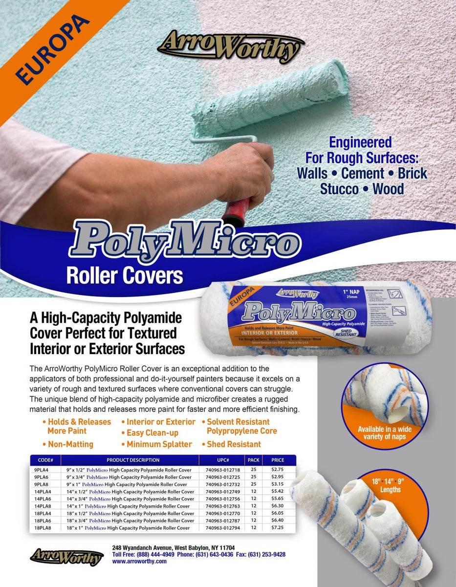 Arroworthy PolyMicro Roller Sleeve | Peterlee Decorating Centre